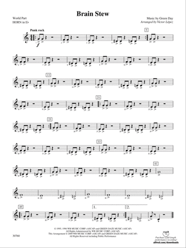 Brain Stew: (wp) 1st Horn in E-flat