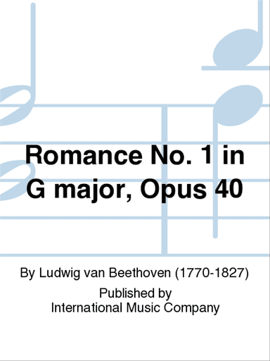 Romance No. 1 In G Major, Opus 40