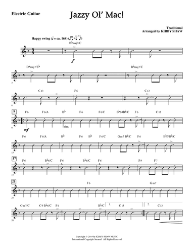 Jazzy Ol' Mac! - Guitar