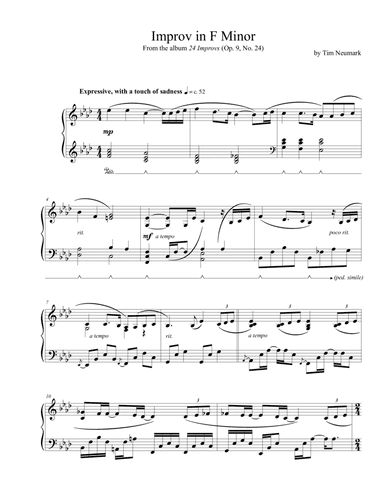 Improv in F Minor