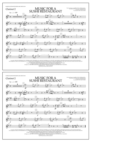 Music For A Sushi Restaurant (arr. Tom Wallace) - Clarinet 2