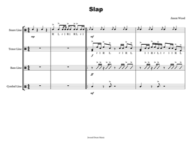 Slap (Drumline Cadence)
