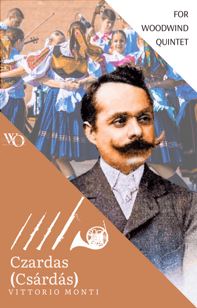 Czardas by Vittorio Monti IVM 1 for Woodwind Quintet