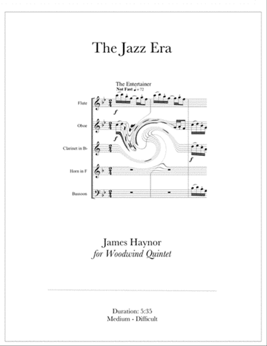 The Jazz Era for Woodwind Quintet