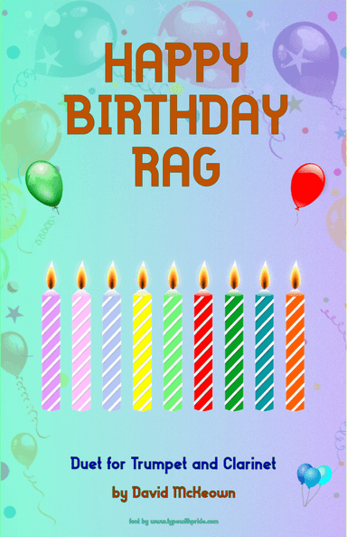 Happy Birthday Rag, for Trumpet and Clarinet Duet