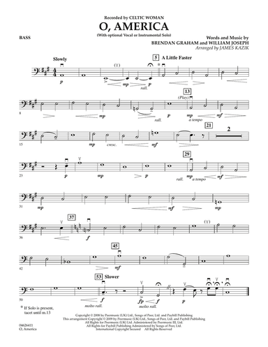 O, America - Bass