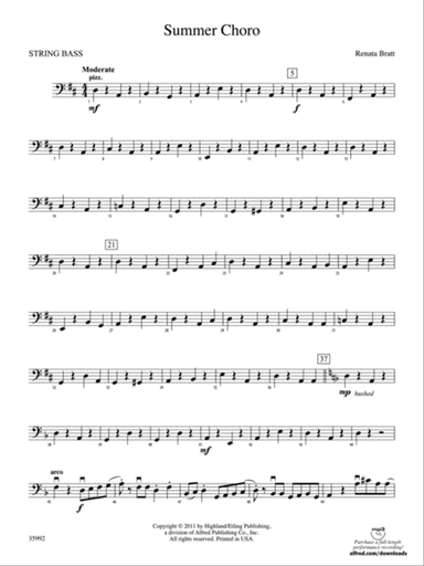 Summer Choro: String Bass