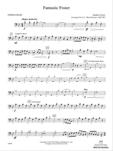 Fantastic Foster: (wp) String Bass