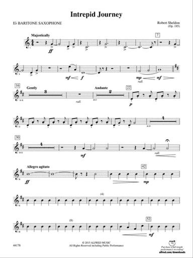 Intrepid Journey: E-flat Baritone Saxophone