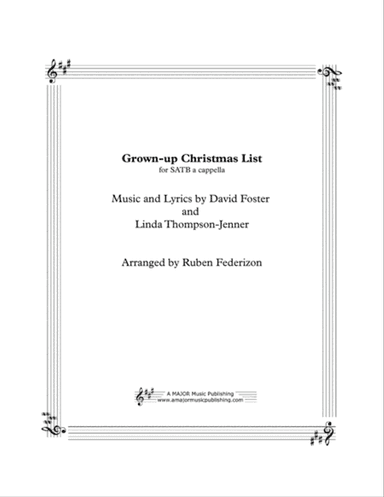 Grown-Up Christmas List