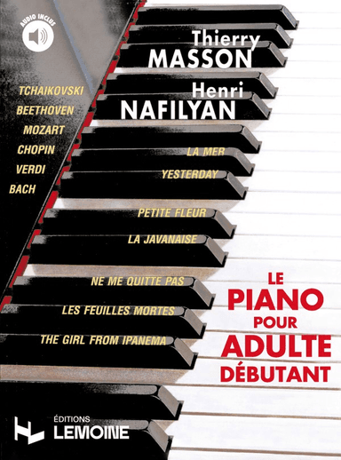 Piano pour adulte debutant avec 2 CD