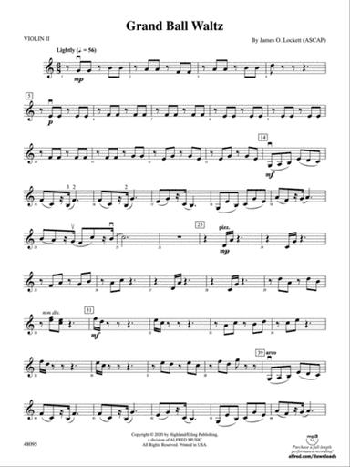 Grand Ball Waltz: 2nd Violin