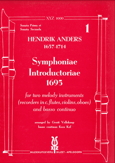 Symphoniae Introductoriae 1695 - Vol. 1