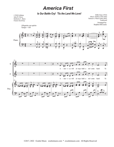 America First (Vocal Quartet - (SATB)