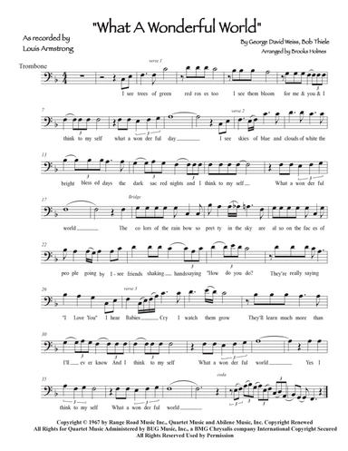 What A Wonderful World