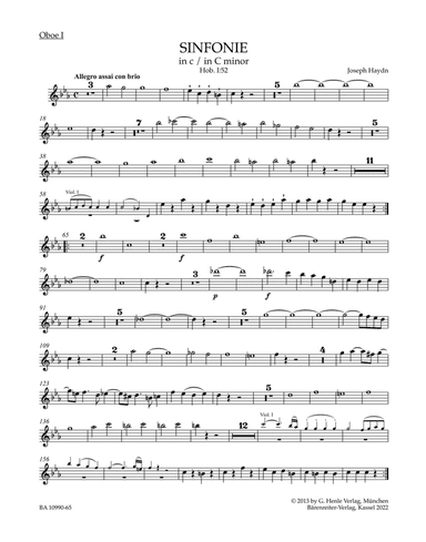 Symphony in C minor Hob. I:52