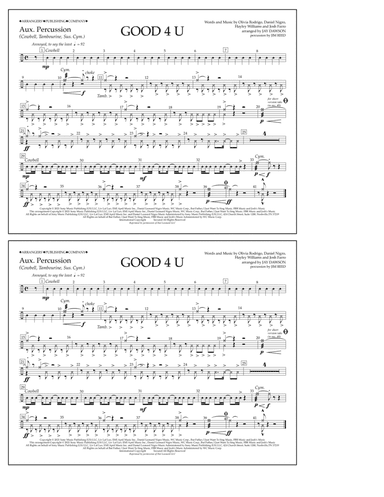good 4 u (arr. Jay Dawson) - Aux. Percussion