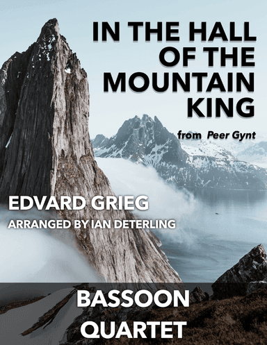 In the Hall of the Mountain King for bassoon quartet