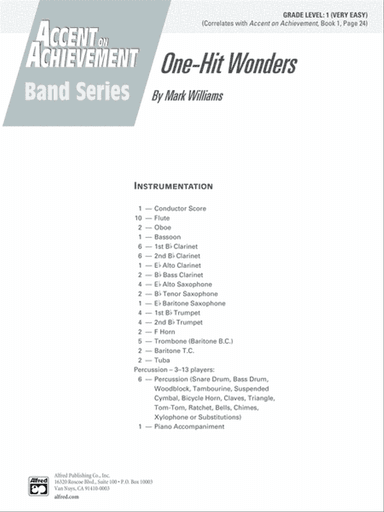 One-Hit Wonders: Score