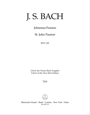 St. John Passion BWV 245