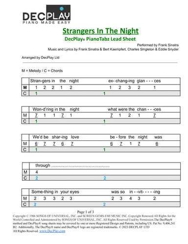Strangers In The Night