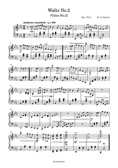 Waltz No.2 in C minor (Dor appassionata)