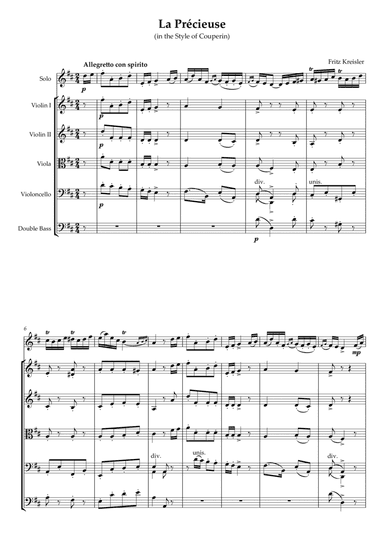 La Précieuse (in the Style of Couperin)