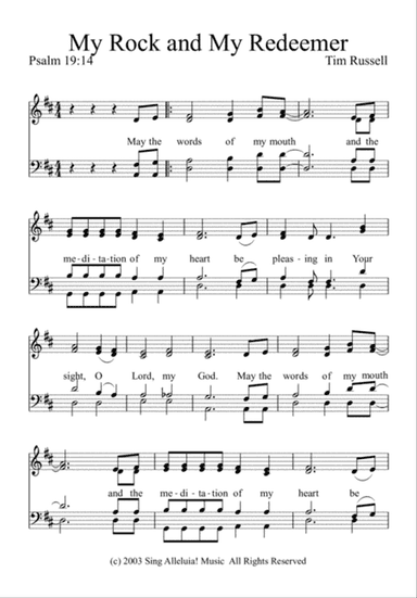 My Rock And My Redeemer