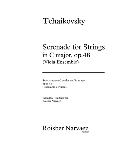 Tchaikovsky: Serenade for Strings, Op. 48 (Viola Ensemble)