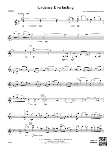 Cadence Everlasting: 1st Violin