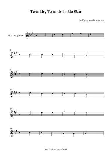 Twinkle, Twinkle Little Star