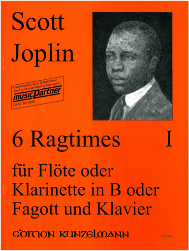6 ragtimes for flute and piano, Volume 1