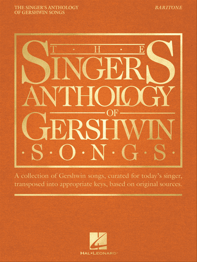 The Singer's Anthology of Gershwin Songs - Baritone
