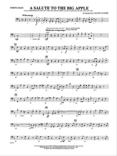 A Salute to the Big Apple: String Bass
