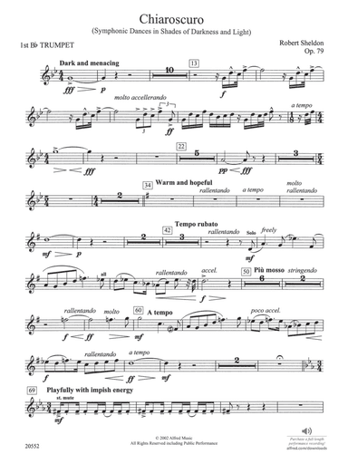 Chiaroscuro: 1st B-flat Trumpet