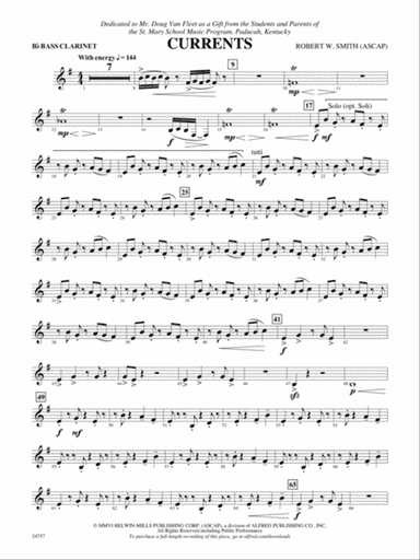 Currents: B-flat Bass Clarinet