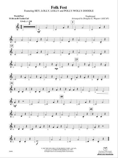 Folk Fest: (wp) B-flat Tuba T.C.