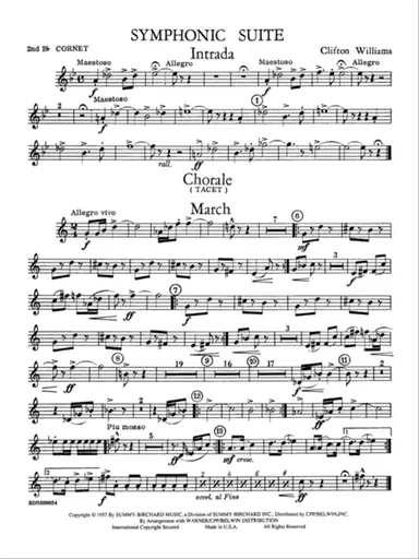 Symphonic Suite: 2nd B-flat Cornet