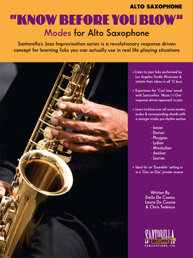 Know Before You Blow - Jazz Modes for Alto Sax with CD