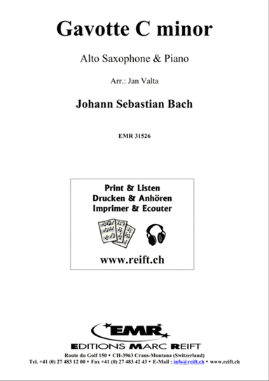 Gavotte G minor