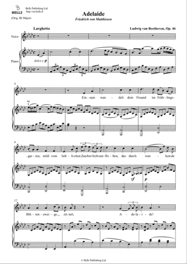Adelaide, Op. 46 (A-flat Major)