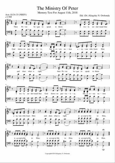 The ministry of Peter