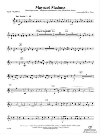 Maynard Madness: 3rd B-flat Trumpet