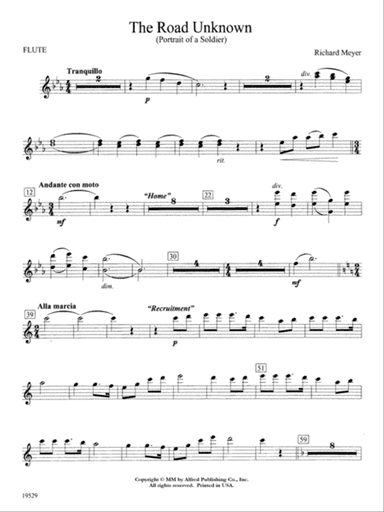 The Road Unknown: Flute
