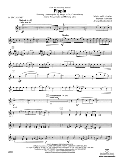 Pippin: 1st B-flat Clarinet