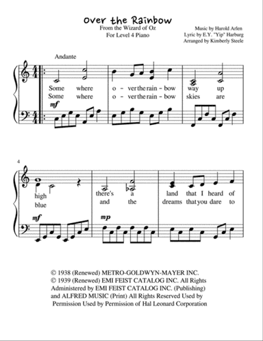 Over The Rainbow (from The Wizard Of Oz)