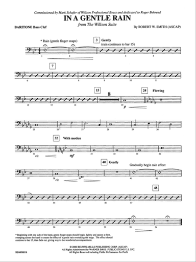 In a Gentle Rain: Baritone B.C.