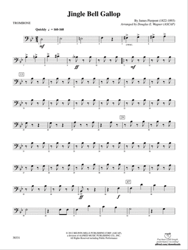 Jingle Bell Gallop: 1st Trombone