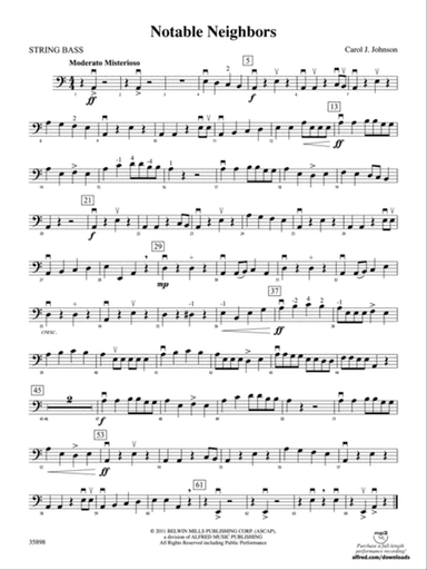 Notable Neighbors: String Bass