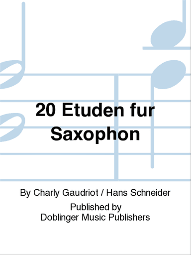 20 Etuden fur Saxophon